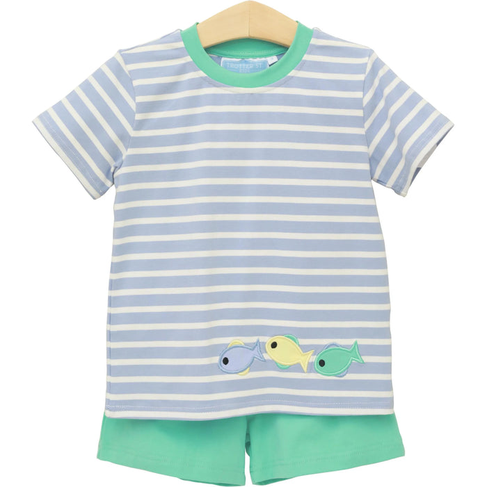 FISHY FISHY SHORT SET