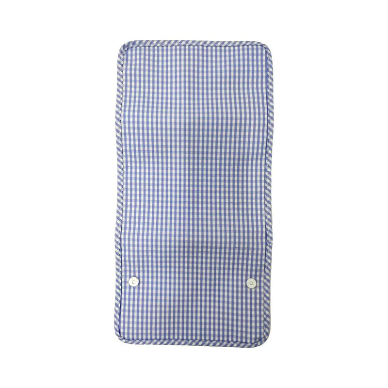 TRVL MINI ROLLUP BHANGING BAG GINGHAM LILAC