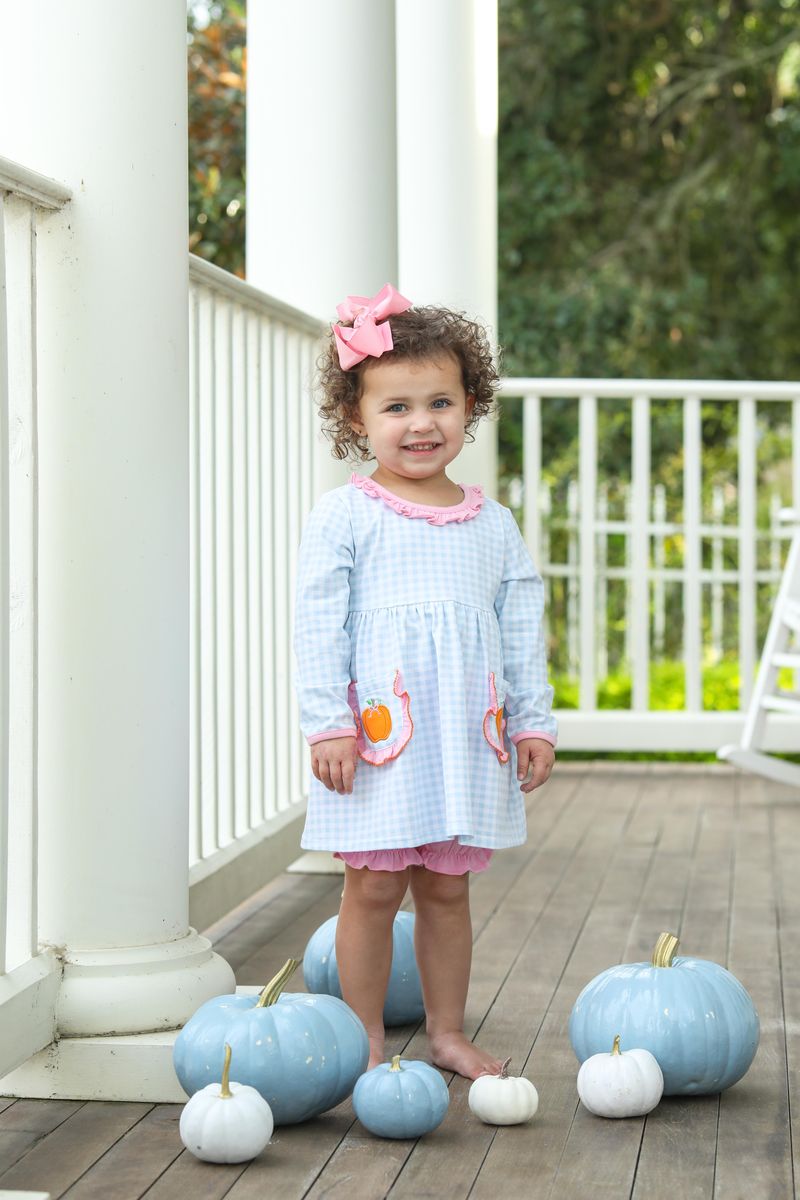 TROTTER STREET PUMPKIN SS BLOOMER SET