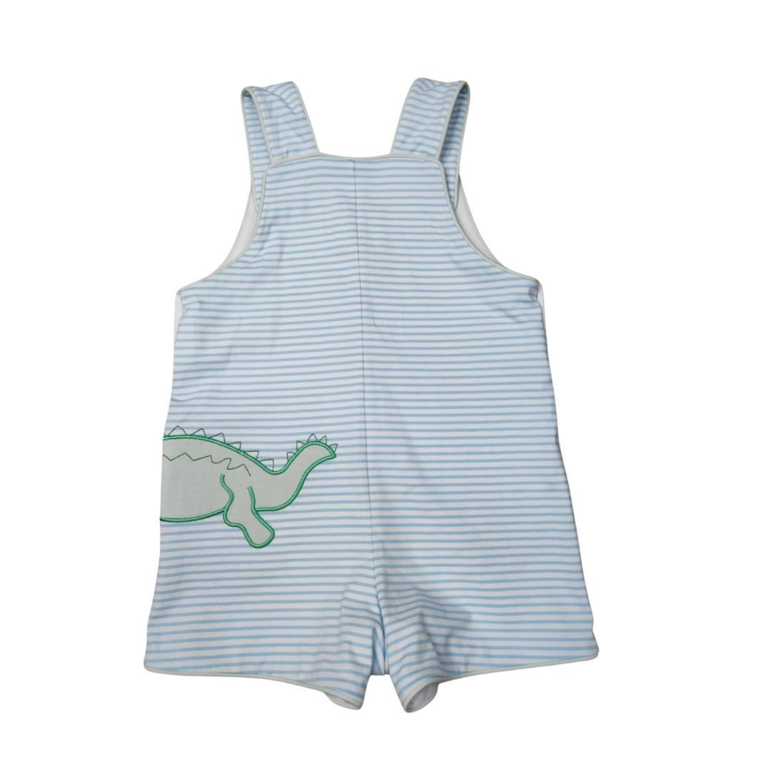 WHIMSEY BAY KIDS LATER GATOR APPLIQUE SHORTALL