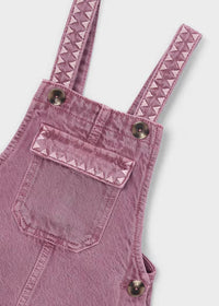 Mayoral Embroidered Overall Skirt Grape