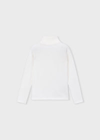 Mayoral Girls White Basic Turtleneck