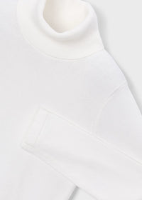 Mayoral Girls White Basic Turtleneck