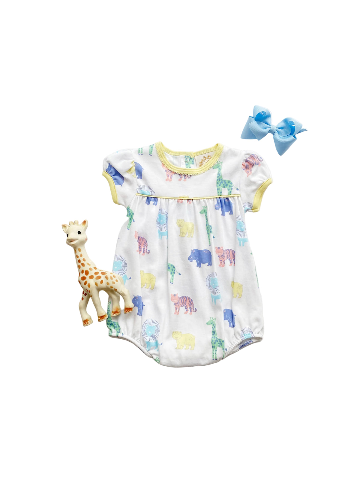 RAMONA RUFFLE BUBBLE WITTLE WILD ONE/LAKE WORTH YELLOW