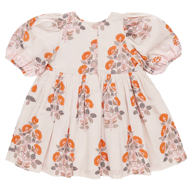 PINK CHICKEN EVELYN DRESS CLOUD BOUQUET FLORAL