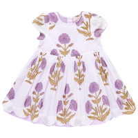 PINK CHICKEN MARISOL DRESS LAVENDER DANDELION