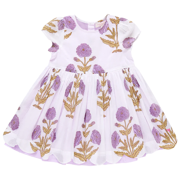 PINK CHICKEN MARISOL DRESS LAVENDER DANDELION