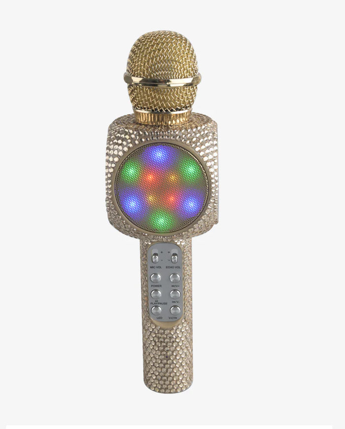 SING ALONG GOLD BLING KARAOKE BLUETOOTH MICROPHONE