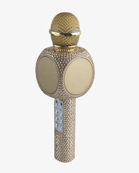 SING ALONG GOLD BLING KARAOKE BLUETOOTH MICROPHONE