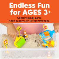 SENSORY BIN CONSTRUCTION ZONE