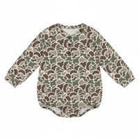 Harbor Hound Camo Bubble Romper - Revised