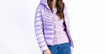 MINI MOLLY YOUTH HOODED PUFFER COAT LAVENDER
