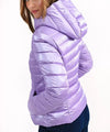 MINI MOLLY YOUTH HOODED PUFFER COAT LAVENDER