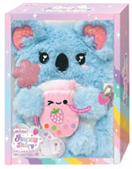 HOT FOCUS FUZZY DIARY WITH LOCK AND KEYS KOALA