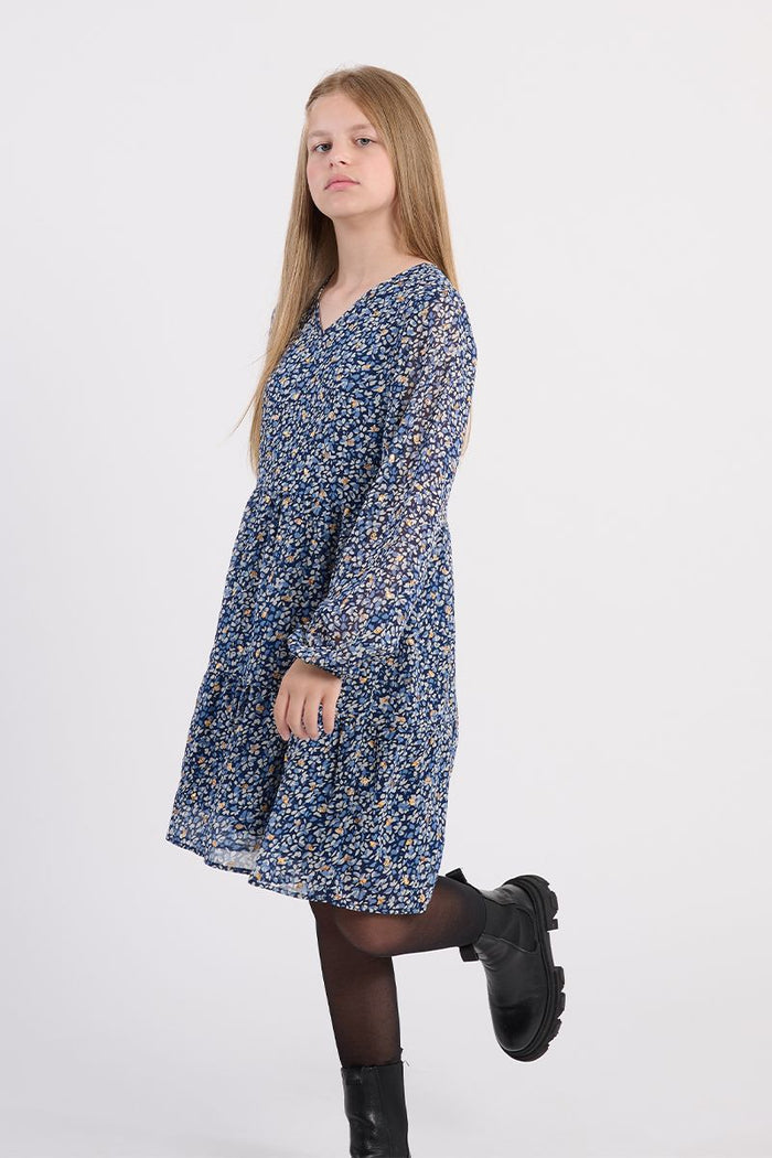 MOLLY BRACKEN GIRLS  BLUE NORA DRESS
