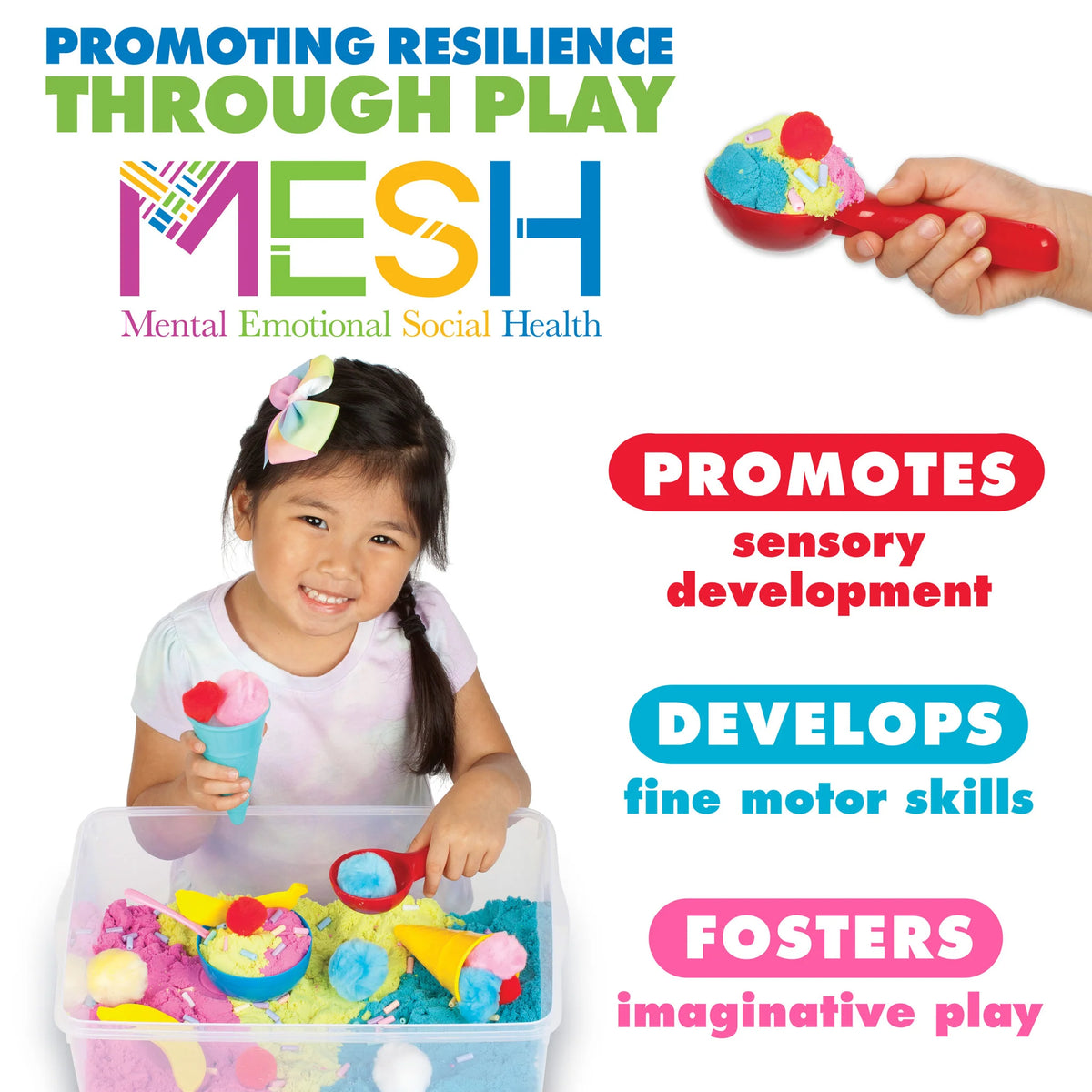 SENSORY BIN ICE CREAM SHOP