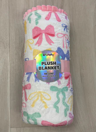 ISCREAM PRETTY BOWS PLUSH BLANKET