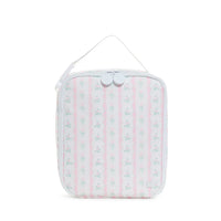 TRVL INSULATED LUNCH BOX RIBBON FLORAL PINK