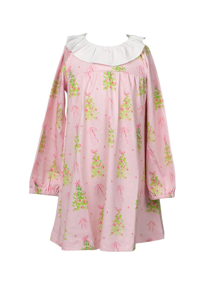 THE PROPER PEONY PINK TINSEL DRESS