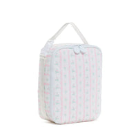 TRVL INSULATED LUNCH BOX RIBBON FLORAL PINK