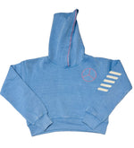 VINTAGE HAVANA FRENCH BLUE PEACE PATCH HOODIE