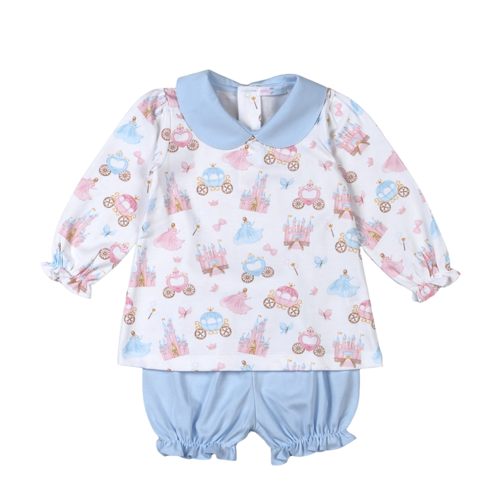Princess & Castles Floral Pima Bloomer Set