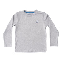 PRODOH PRO PERFORMANCE FISHING TEE HEATHER GREY