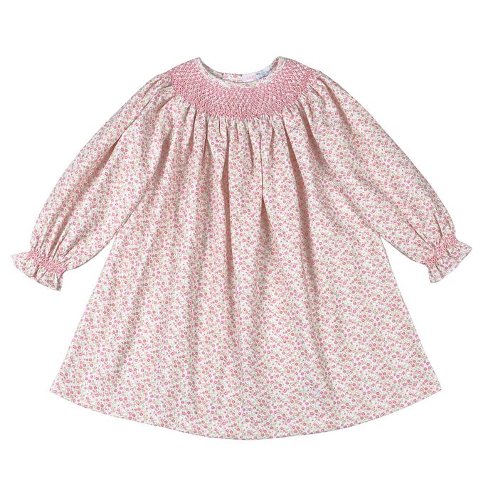 Melody Hand Smock Bishop Dress