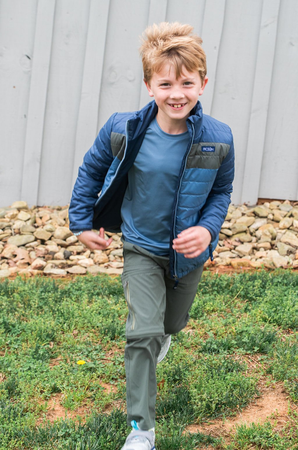 PRODOH BOYS PUFFER JACKET DARK DENIM COLORBLOCK