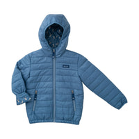 PRODOH BOYS HOODED PUFFER JACKET COPEN BLUE