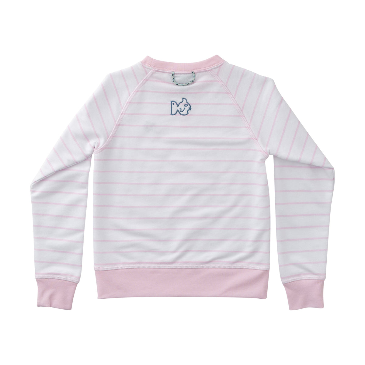 PRODOH GIRLS CREW CONTROL SWEATSHIRT PINK TULLE STRIPE