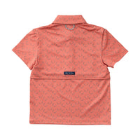 PRODOH BOYS PRO PERFORMANCE POLO CRABAPPLE ANTLER