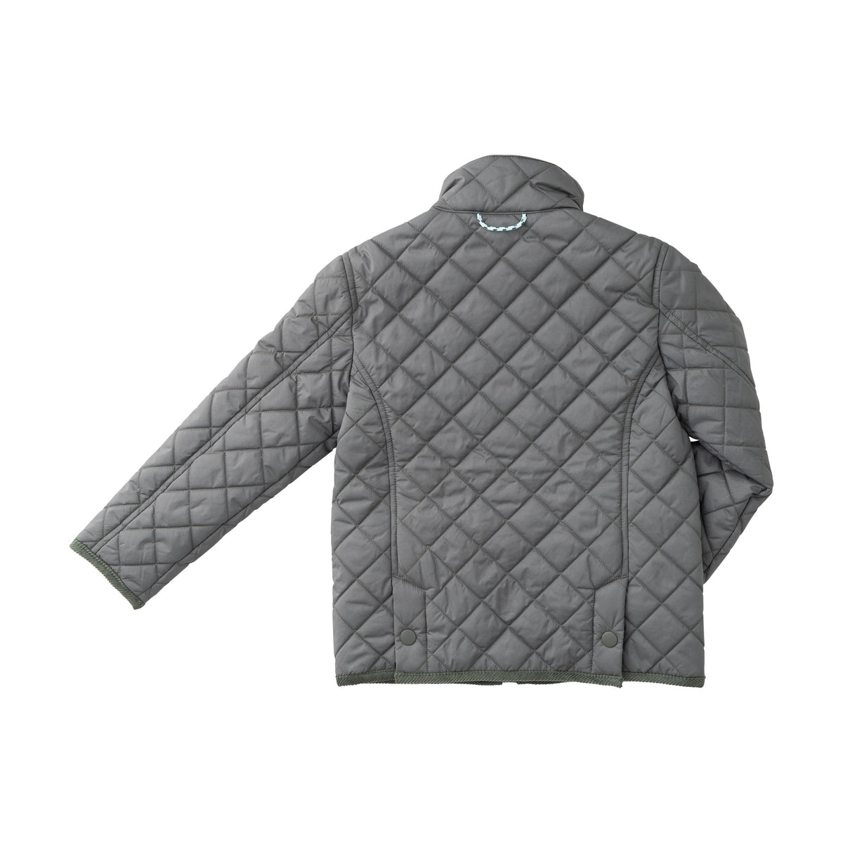 Quilted jacket on a white background