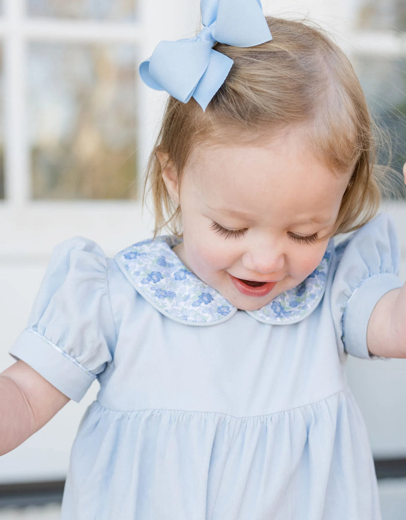 JAMES AND LOTTIE PAYTON LONG BUBBLE AVA BLUE FLORAL