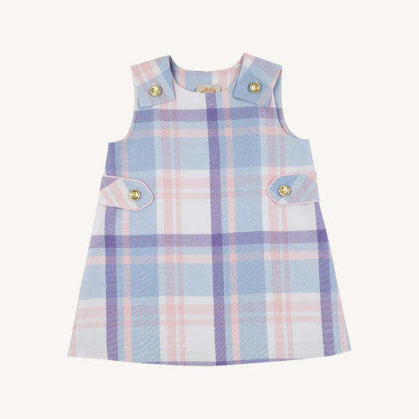 TBBC JANIE JUMPER PEACH BLOSSOM PLAID