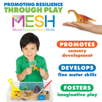 SENSORY BIN DINOSAUR DIG