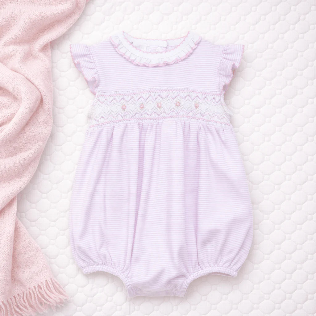 Julia Smocked Bubble Pink