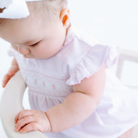 Julia Smocked Bubble Pink
