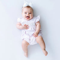 Julia Smocked Bubble Pink