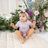 KYTE BABY CREW NECK TEE BODYSUIT IN WISTERIA