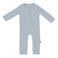 KYTE BABY ZIPPERED ROMPER IN FOG