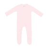 KYTE BABY RIBBED ZIPPERED FOOTIE IN SAKURA