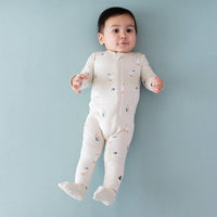 KYTE BABY ZIPPERED FOOTIE DUCK