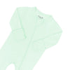 KYTE BABY ZIPPERED FOOTIE IN MINT