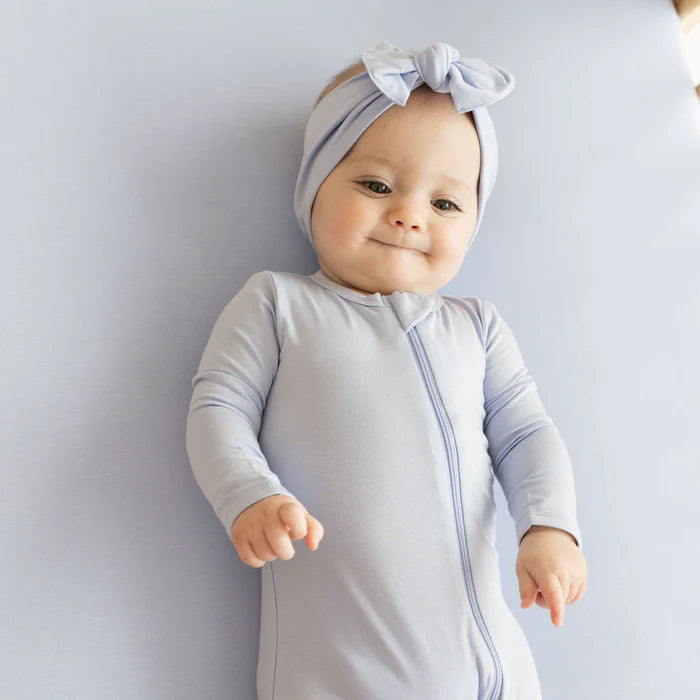 KYTE BABY ZIPPERED ROMPER IN LILAC