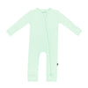 KYTE BABY ZIPPERED ROMPER IN MINT