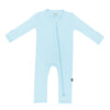 KYTE BABY ZIPPERED ROMPER IN POWDER