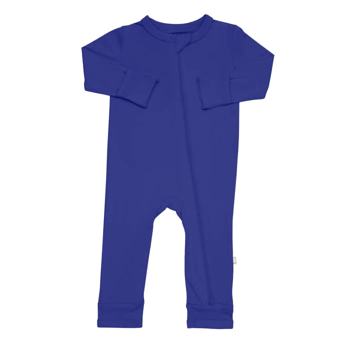 KYTE BABY ZIPPERED ROMPER ROYAL LE