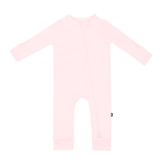 KYTE BABY ZIPPERED ROMPER IN SAKURA