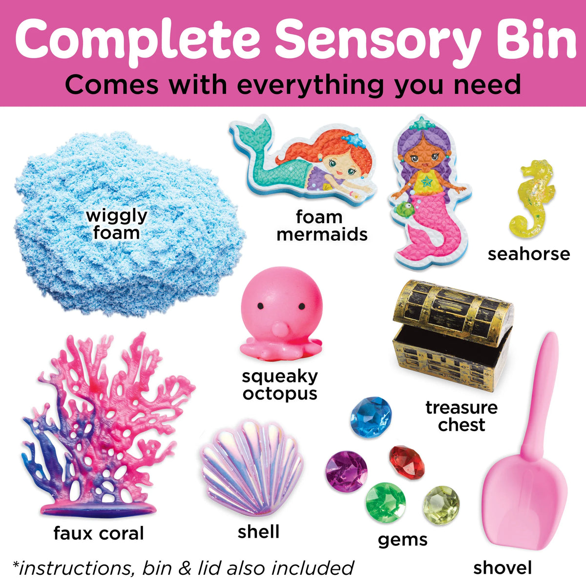 SENSORY BIN MERMAID